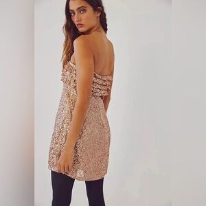 BNWT Free People Shine Sequin Dress - New